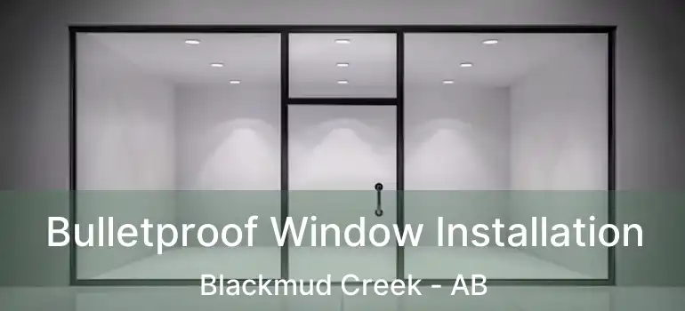  Bulletproof Window Installation Blackmud Creek - AB