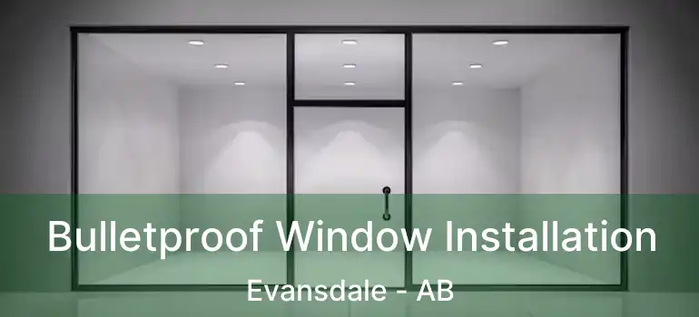  Bulletproof Window Installation Evansdale - AB