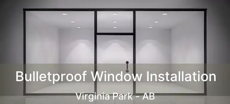  Bulletproof Window Installation Virginia Park - AB