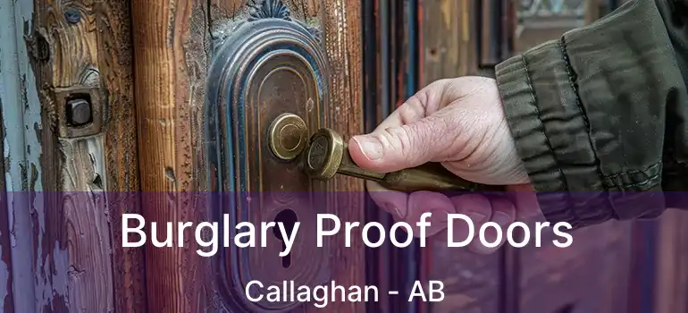  Burglary Proof Doors Callaghan - AB