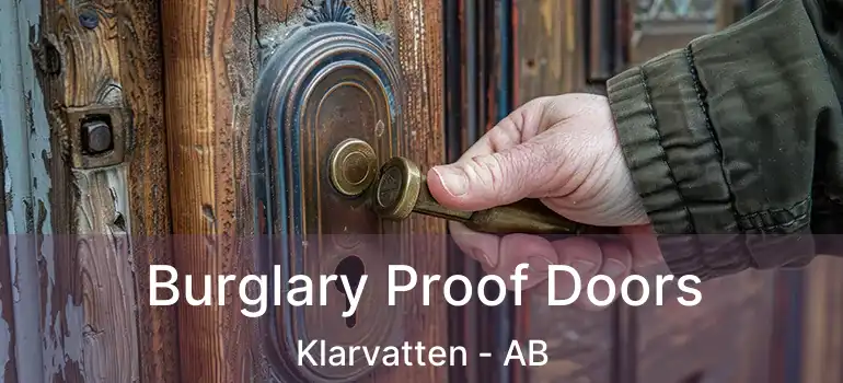  Burglary Proof Doors Klarvatten - AB