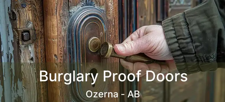  Burglary Proof Doors Ozerna - AB