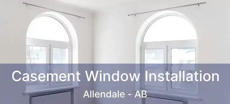  Casement Window Installation Allendale - AB