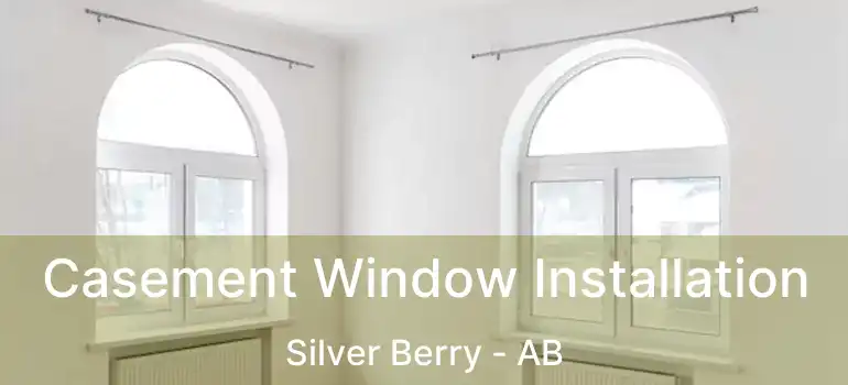  Casement Window Installation Silver Berry - AB