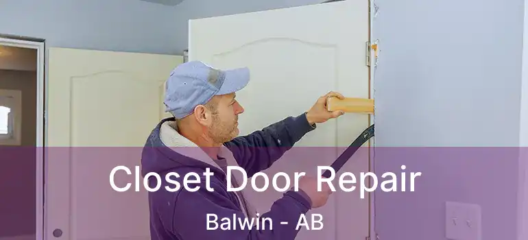  Closet Door Repair Balwin - AB