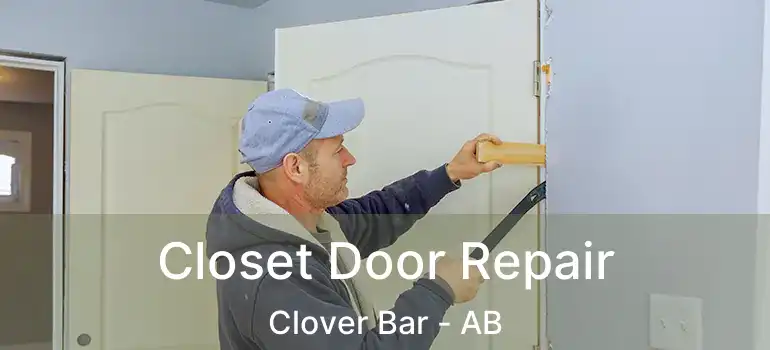  Closet Door Repair Clover Bar - AB