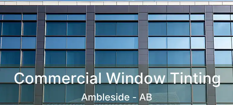  Commercial Window Tinting Ambleside - AB