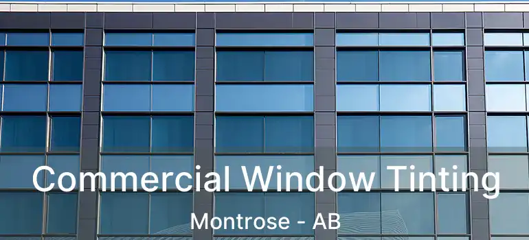  Commercial Window Tinting Montrose - AB
