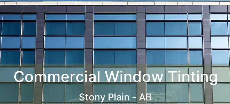  Commercial Window Tinting Stony Plain - AB