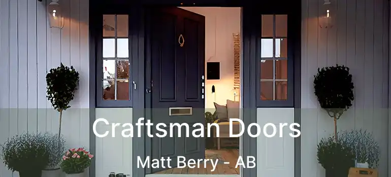  Craftsman Doors Matt Berry - AB