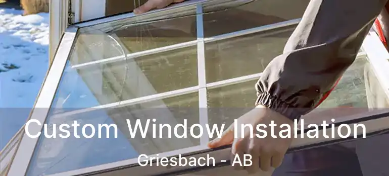 Custom Window Installation Griesbach - AB