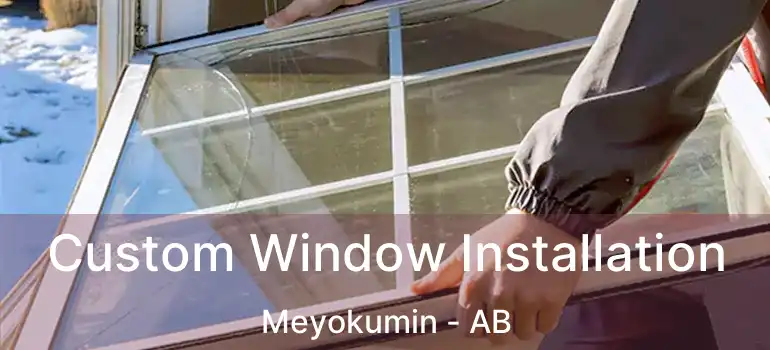  Custom Window Installation Meyokumin - AB