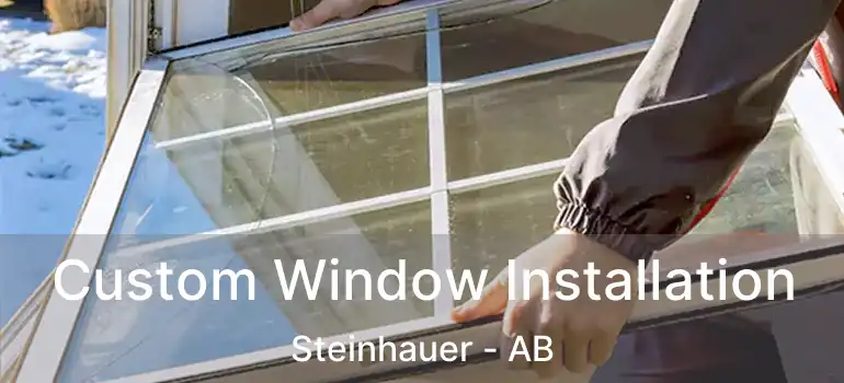  Custom Window Installation Steinhauer - AB