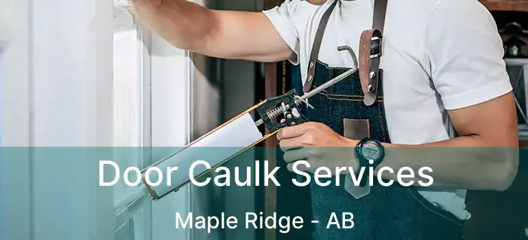  Door Caulk Services Maple Ridge - AB