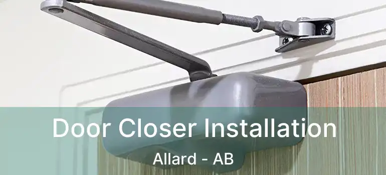  Door Closer Installation Allard - AB