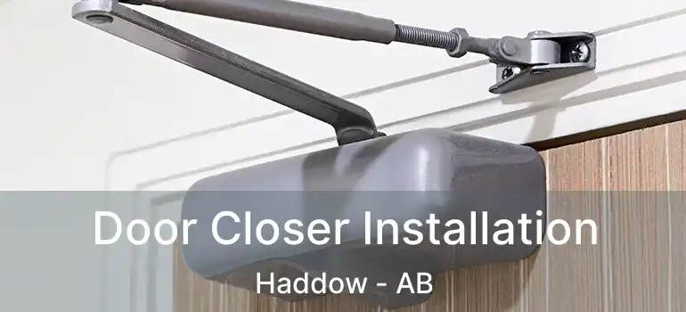  Door Closer Installation Haddow - AB