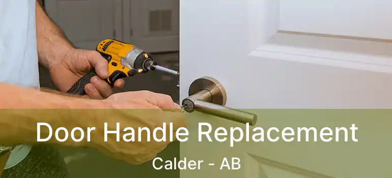 Door Handle Replacement Calder - AB