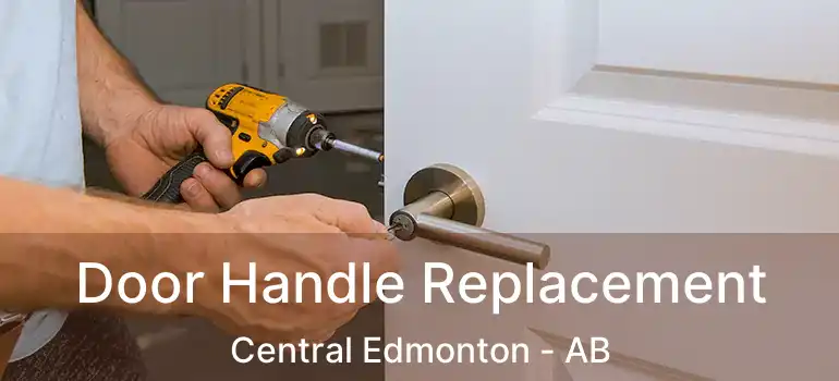  Door Handle Replacement Central Edmonton - AB