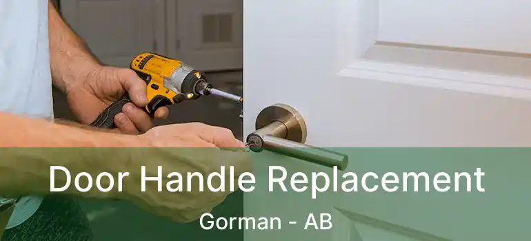  Door Handle Replacement Gorman - AB