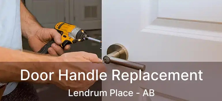  Door Handle Replacement Lendrum Place - AB