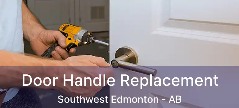  Door Handle Replacement Southwest Edmonton - AB