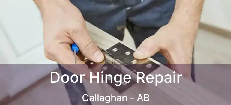  Door Hinge Repair Callaghan - AB