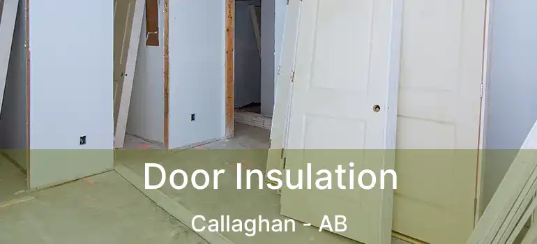  Door Insulation Callaghan - AB