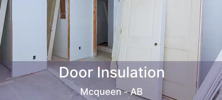  Door Insulation Mcqueen - AB