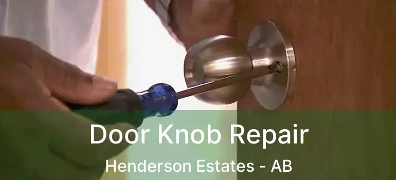  Door Knob Repair Henderson Estates - AB