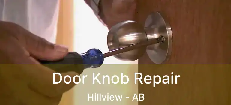  Door Knob Repair Hillview - AB