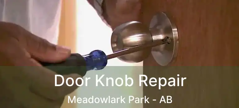 Door Knob Repair Meadowlark Park - AB