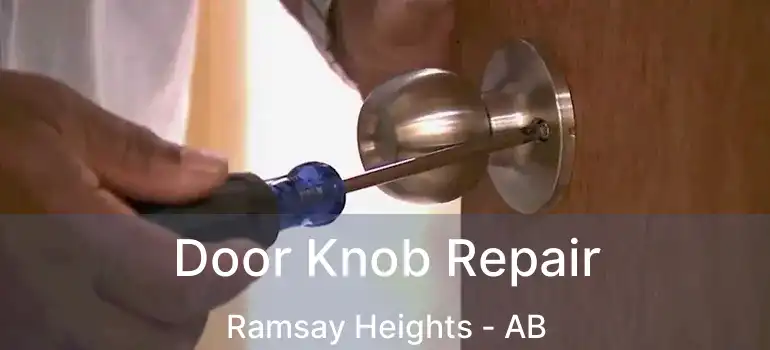  Door Knob Repair Ramsay Heights - AB