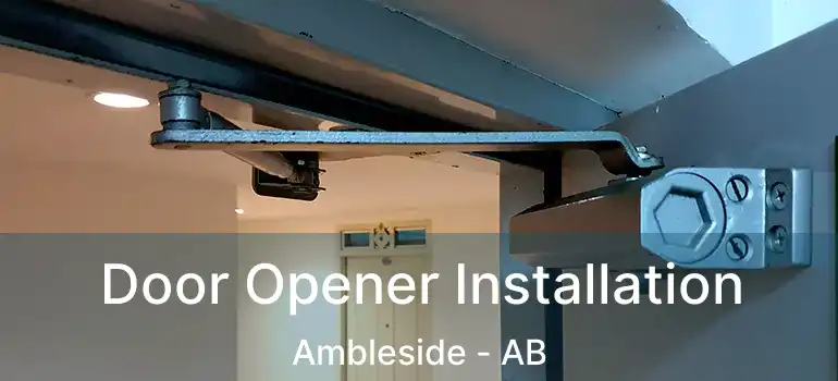  Door Opener Installation Ambleside - AB