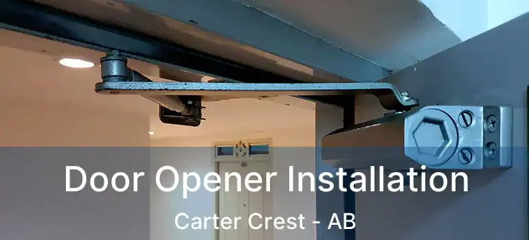  Door Opener Installation Carter Crest - AB