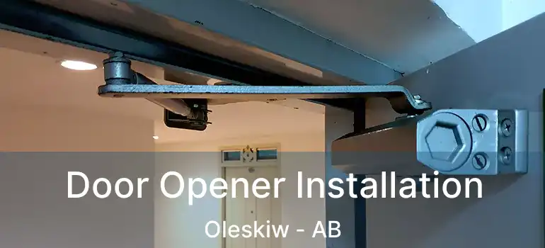  Door Opener Installation Oleskiw - AB
