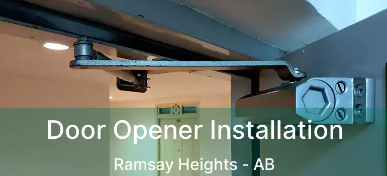  Door Opener Installation Ramsay Heights - AB
