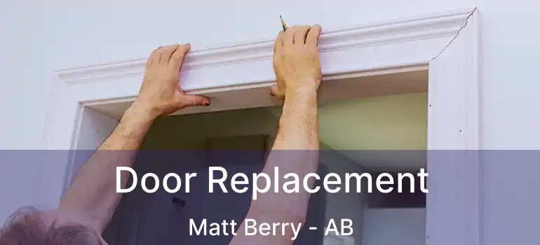  Door Replacement Matt Berry - AB