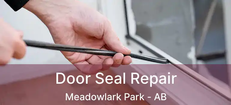  Door Seal Repair Meadowlark Park - AB