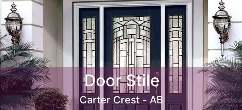  Door Stile Carter Crest - AB