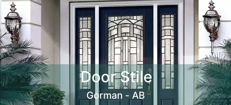  Door Stile Gorman - AB