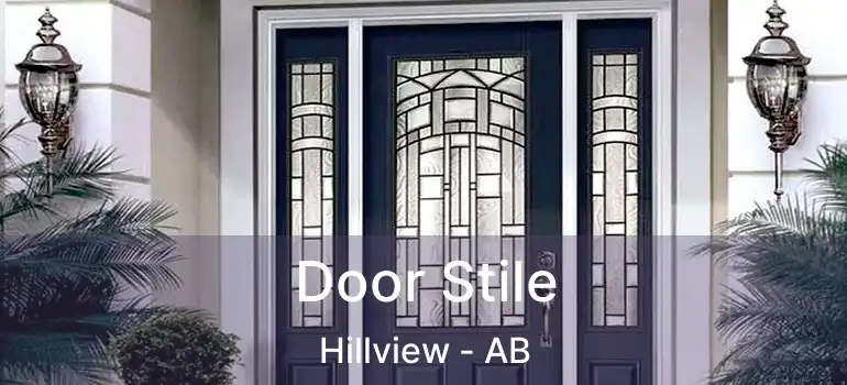  Door Stile Hillview - AB