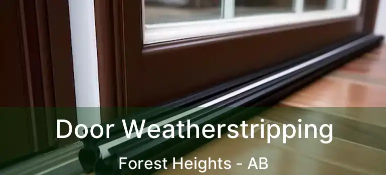  Door Weatherstripping Forest Heights - AB