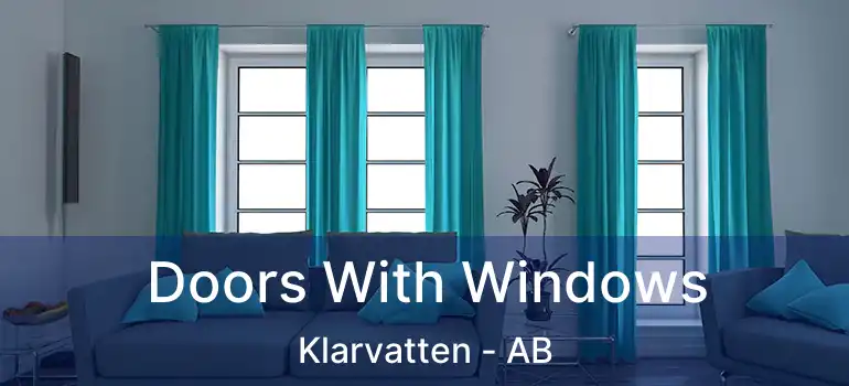  Doors With Windows Klarvatten - AB