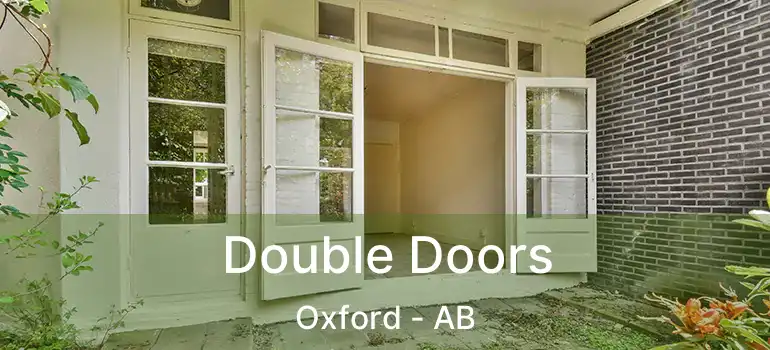  Double Doors Oxford - AB