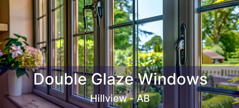  Double Glaze Windows Hillview - AB