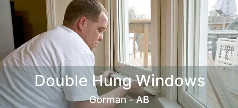  Double Hung Windows Gorman - AB