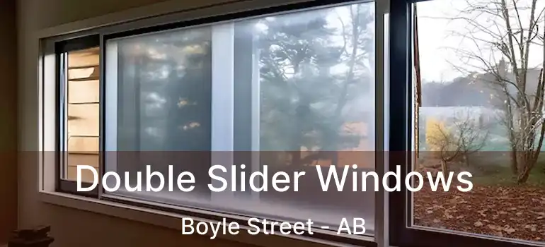  Double Slider Windows Boyle Street - AB