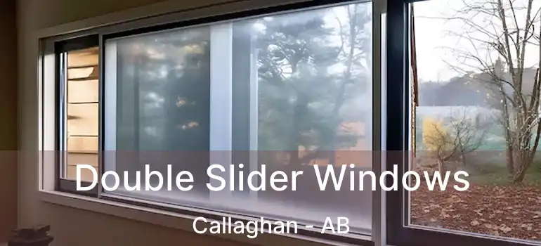  Double Slider Windows Callaghan - AB