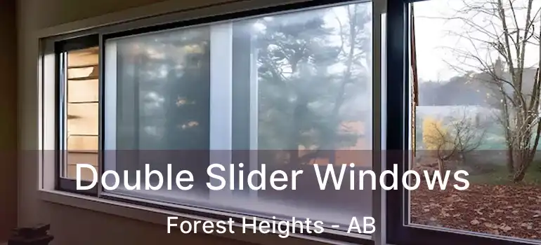  Double Slider Windows Forest Heights - AB