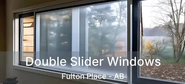  Double Slider Windows Fulton Place - AB